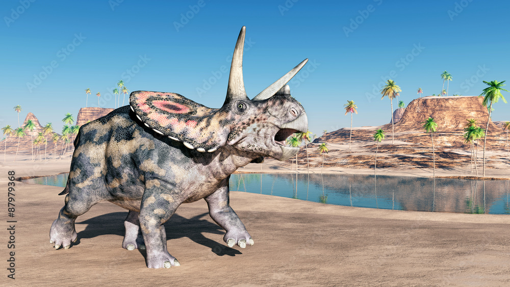 Obraz premium Dinosaur Torosaurus