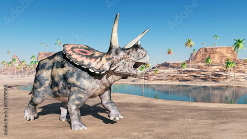 Dinosaur Torosaurus © Michael Rosskothen