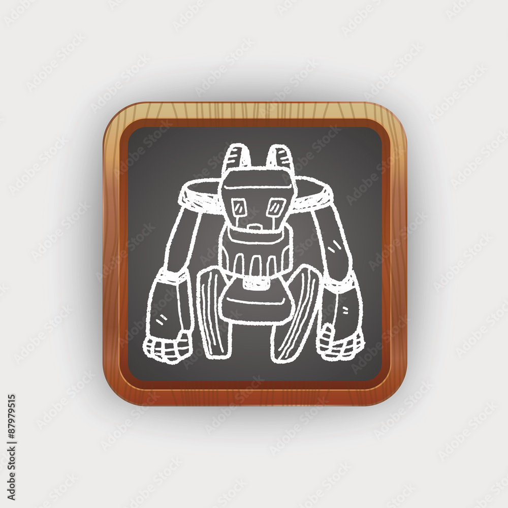 robot doodle robot doodle