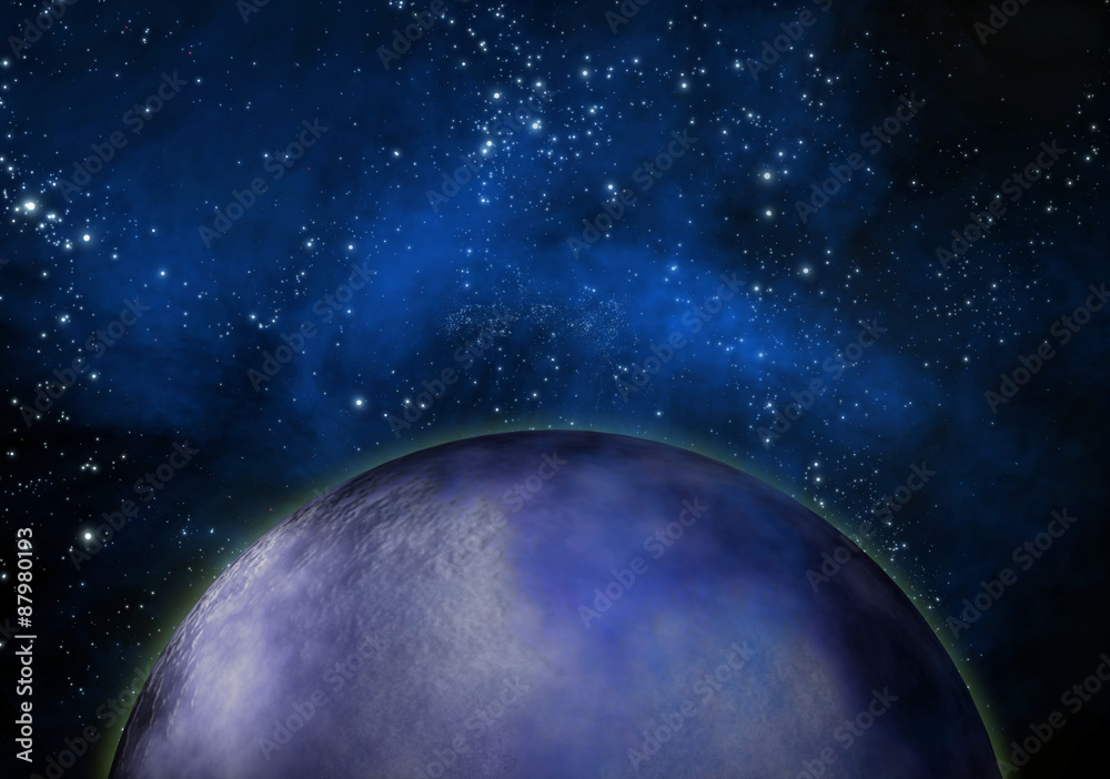 Fototapeta premium Planet in space