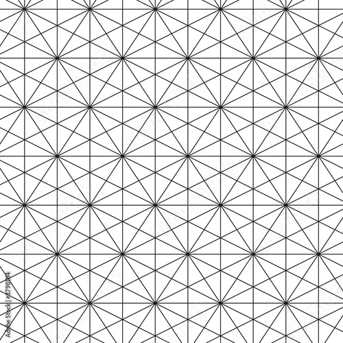 Geometric seamless pattern