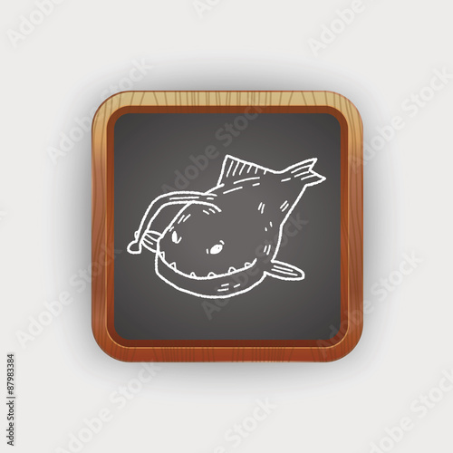 Lantern fish doodle