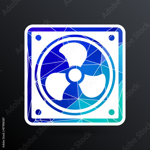 fan icon airflow cooling cooler confusing manual cold