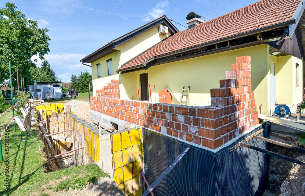 Rebuilding a family house and adding an .extension. Rebuilding a family house and adding an .extension.