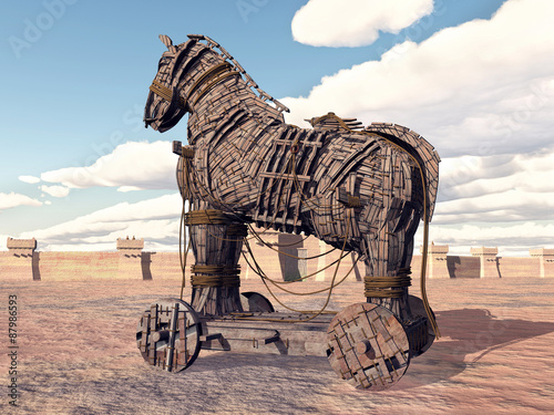 Photos Trojan horse