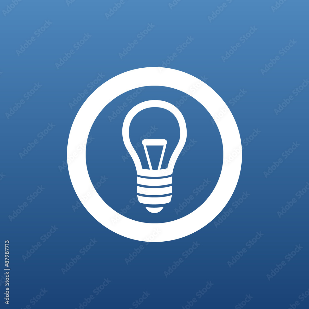 Light bulb vector icon vector lamp Light bulb vector icon vector lamp