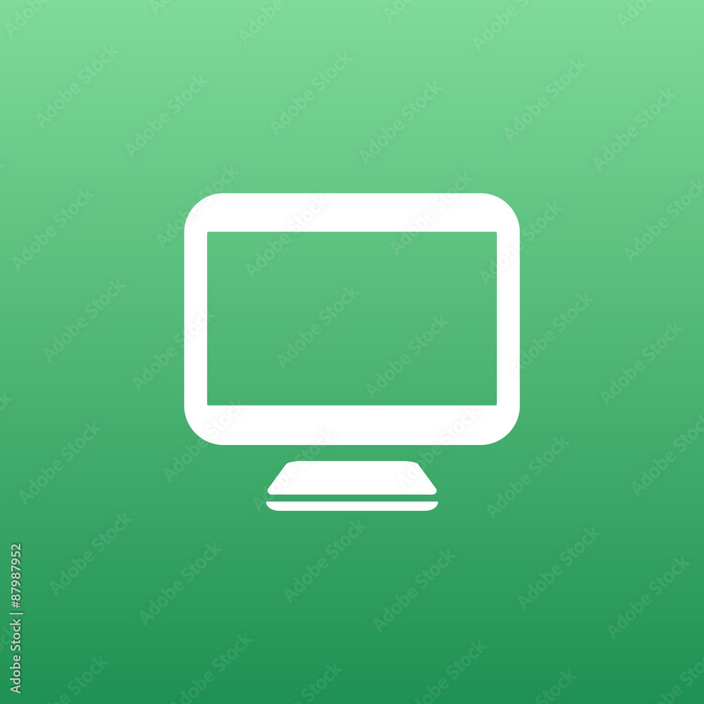 Computer display isolated icon screen monitor Computer display isolated icon screen monitor