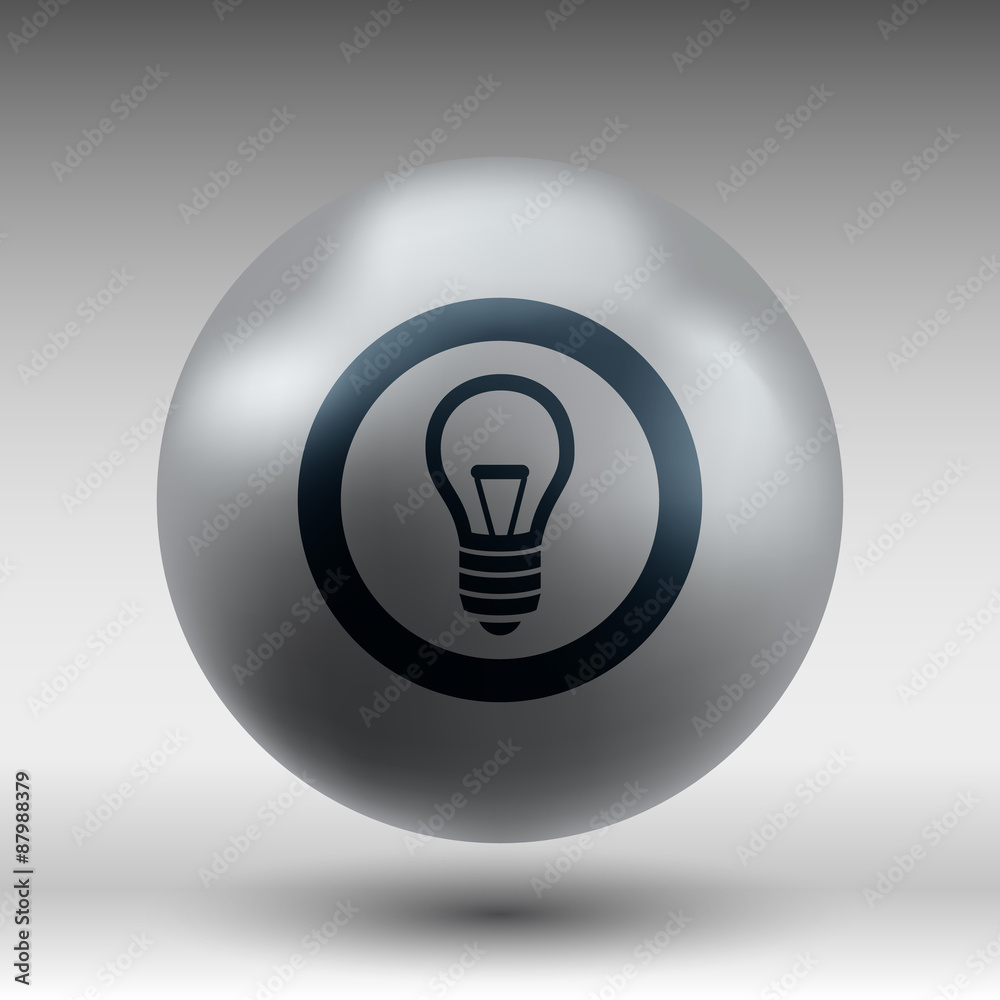Light bulb vector icon vector lamp Light bulb vector icon vector lamp
