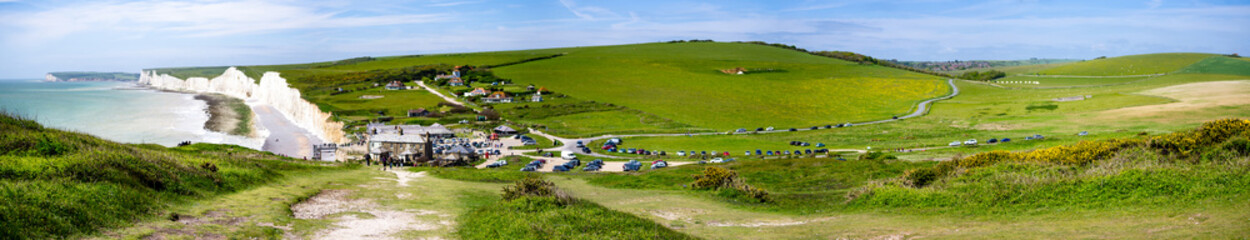 Keuken achterwand Kust Seven Sisters krijtrotsen Engeland  © Tadeusz Ibrom