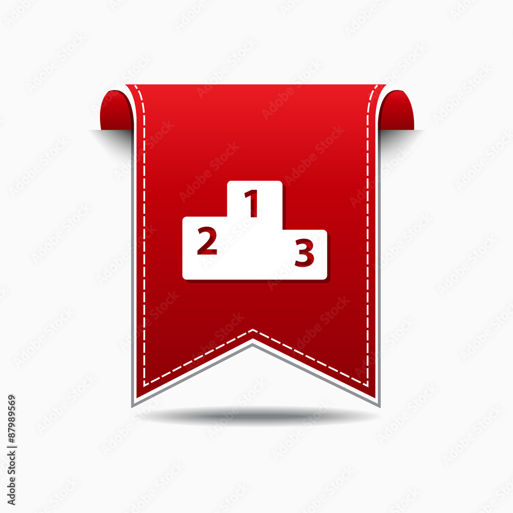 Score Board Red Vector Icon Design Score Board Red Vector Icon Design