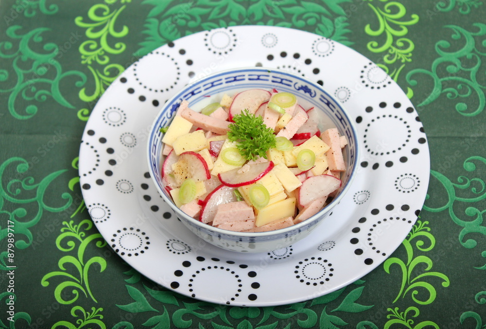 bayrischer Wurstsalat bayrischer Wurstsalat