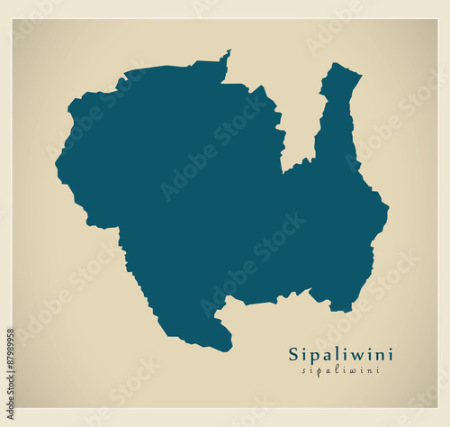 Modern Map - Sipaliwini SR