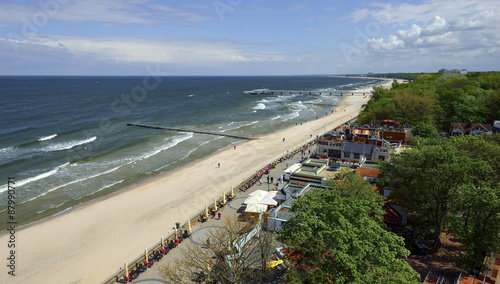 Kolobrzeg, Polish spa, view of the pier photo