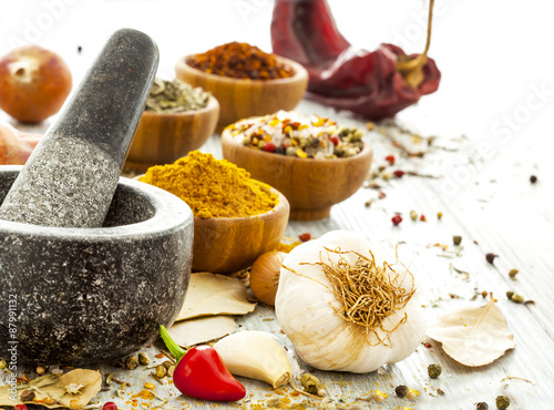 Fototapeta Naklejka Na Ścianę i Meble -  Assorted spices