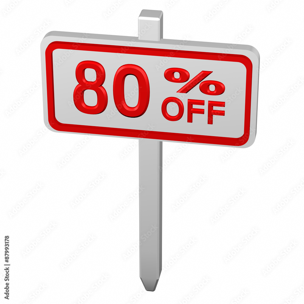 Pillar with sign discount 80 % off Pillar with sign discount 80 % off