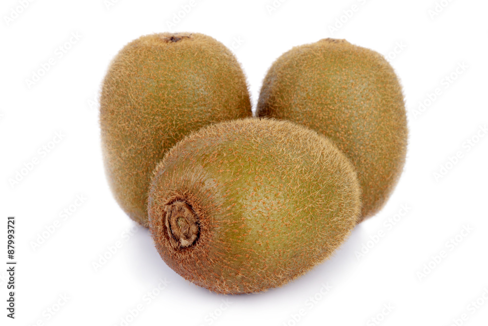kiwi fruit isolated on white background