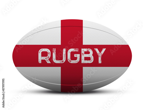 Ballon Rugby England 3D