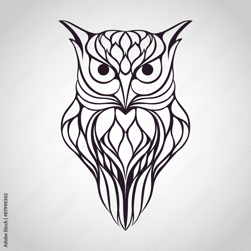 Obraz premium Owl logo