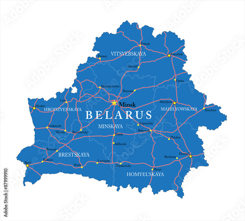 Belarus map