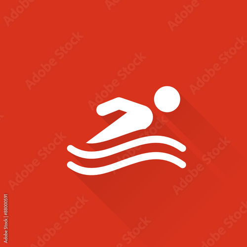 Flat Long Shadow Metro App