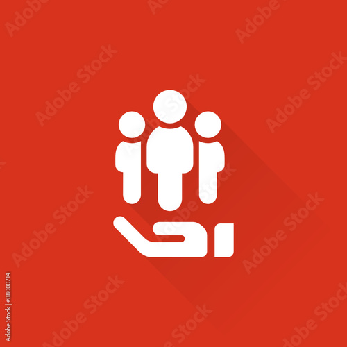 Flat Long Shadow Metro App