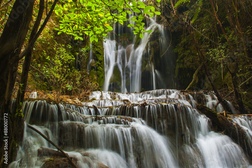 Waterfall from ravine