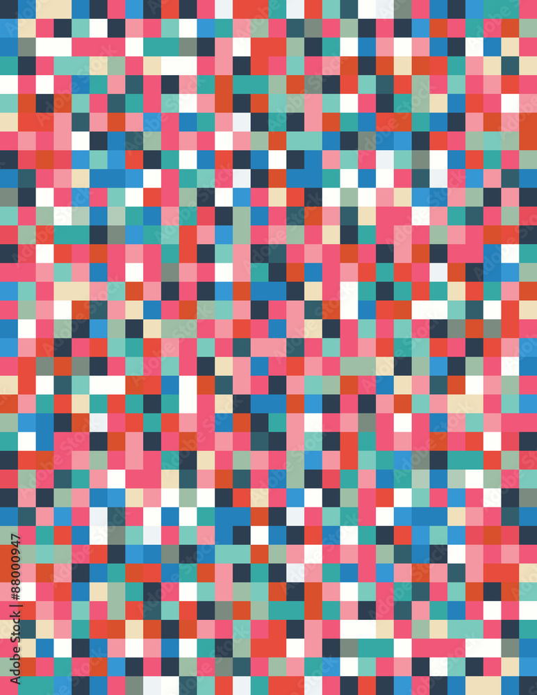 Pixel art vector background