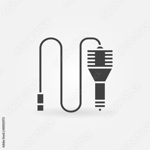 Car charger icon or logo