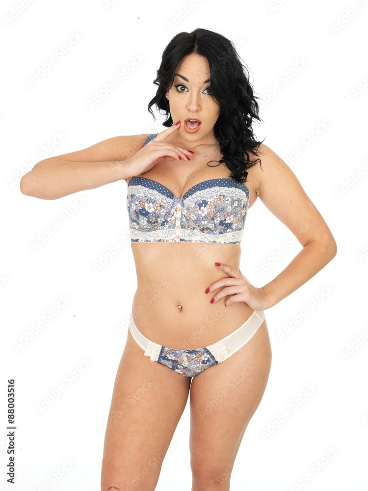 Sexy Attractive Young Woman Wearing Sensual Lingerie Underwear Sexy Attractive Young Woman Wearing Sensual Lingerie Underwear