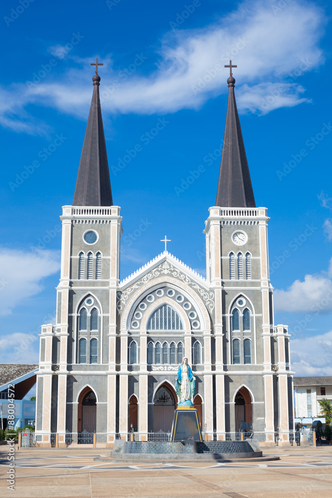 The Catholic Church of Chanthaburi in Thailand