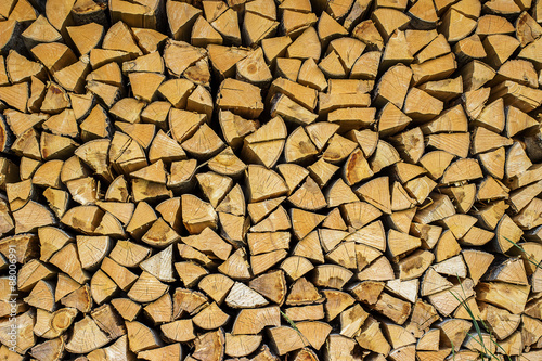 Firewood as a background
