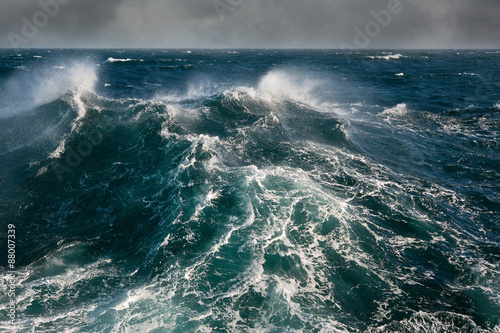 sea wave in atlantic ocean