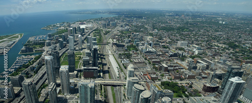 Aerial view of Toronto Canada