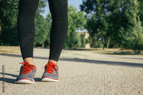 Legs of a runner woman © aglphotography