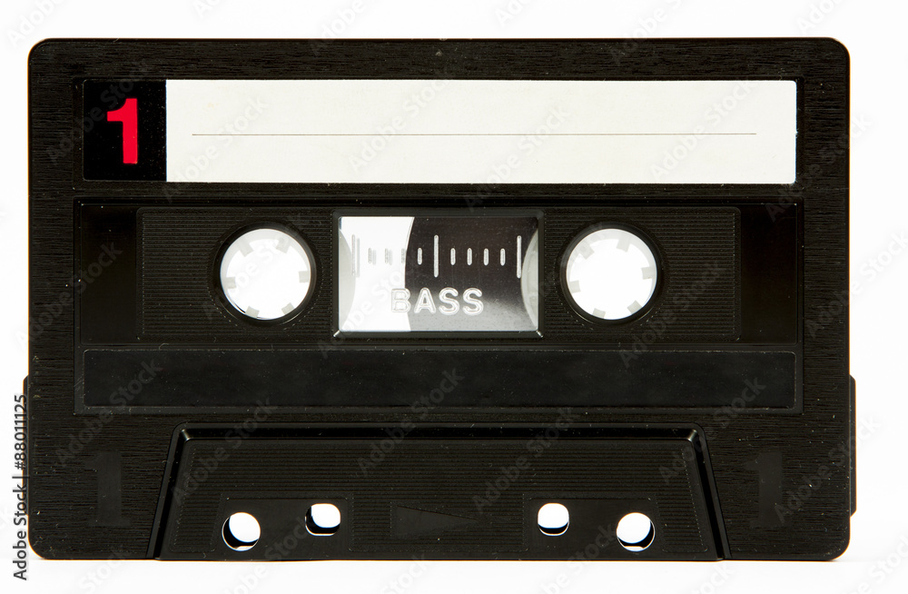 Fototapeta premium old and vintage cassette tape isolated