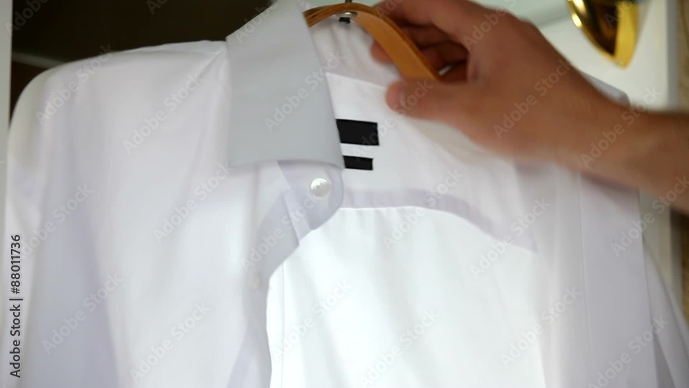 Man Wears A Shirt