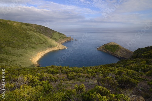 View of Horta, Faial island, Azores, Portugal