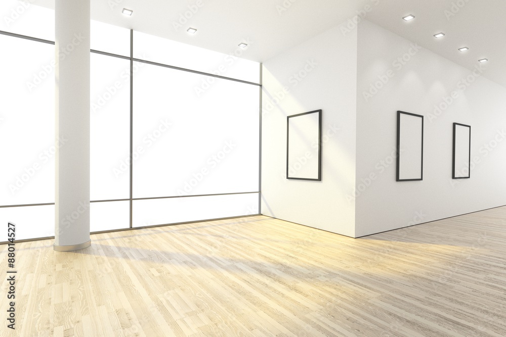 Leerer Raum mit Spots ohne Hintergrund Leerer Raum mit Spots ohne Hintergrund