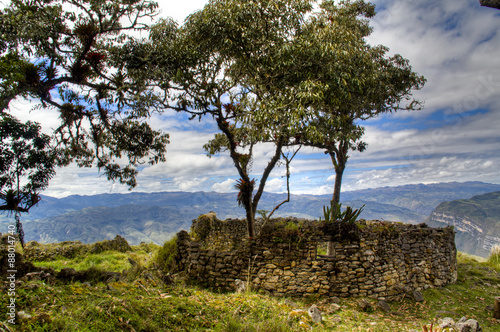 The ruins of Kuelap near Chachapoyas, Peru 