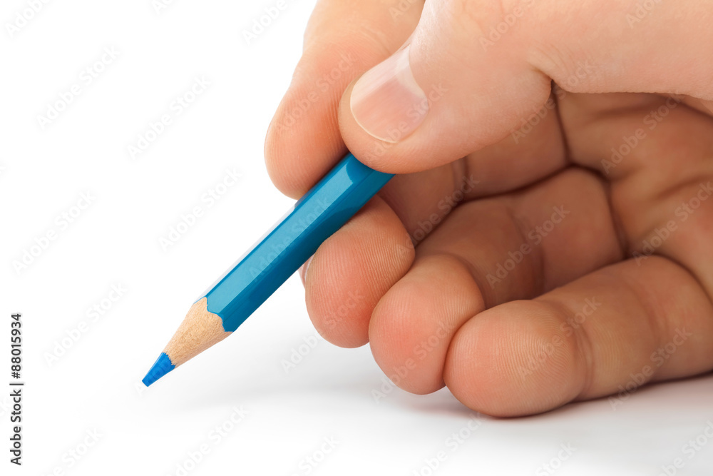 Pencil in hand Pencil in hand