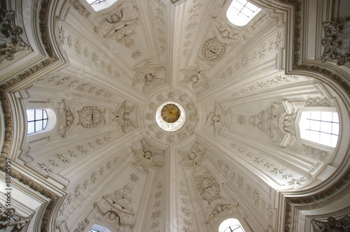 Baroque ceiling, Rome, Italy #88015957