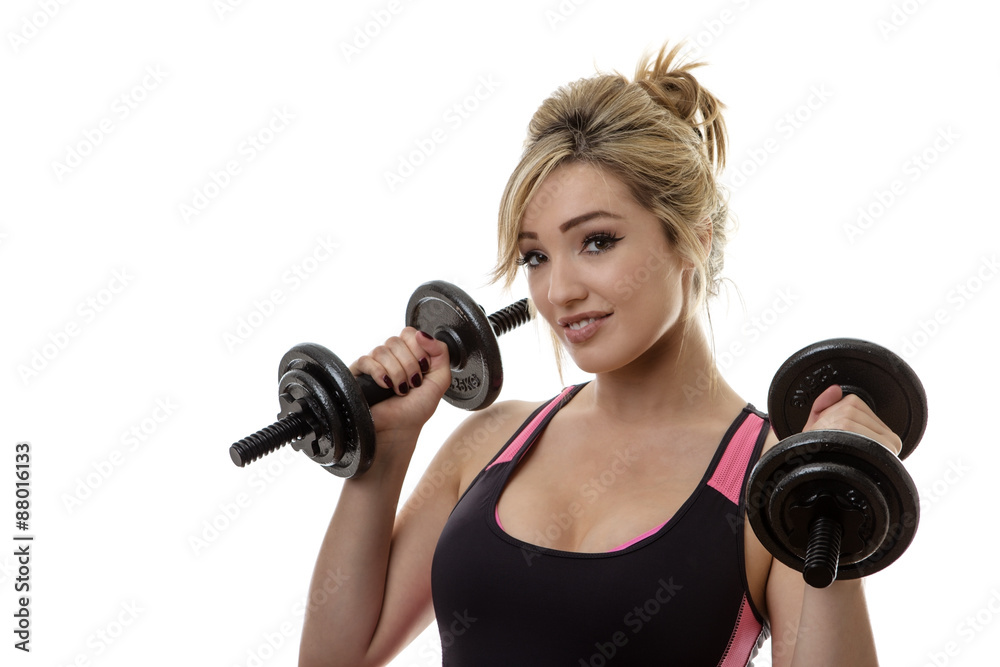 young and fit woman young and fit woman