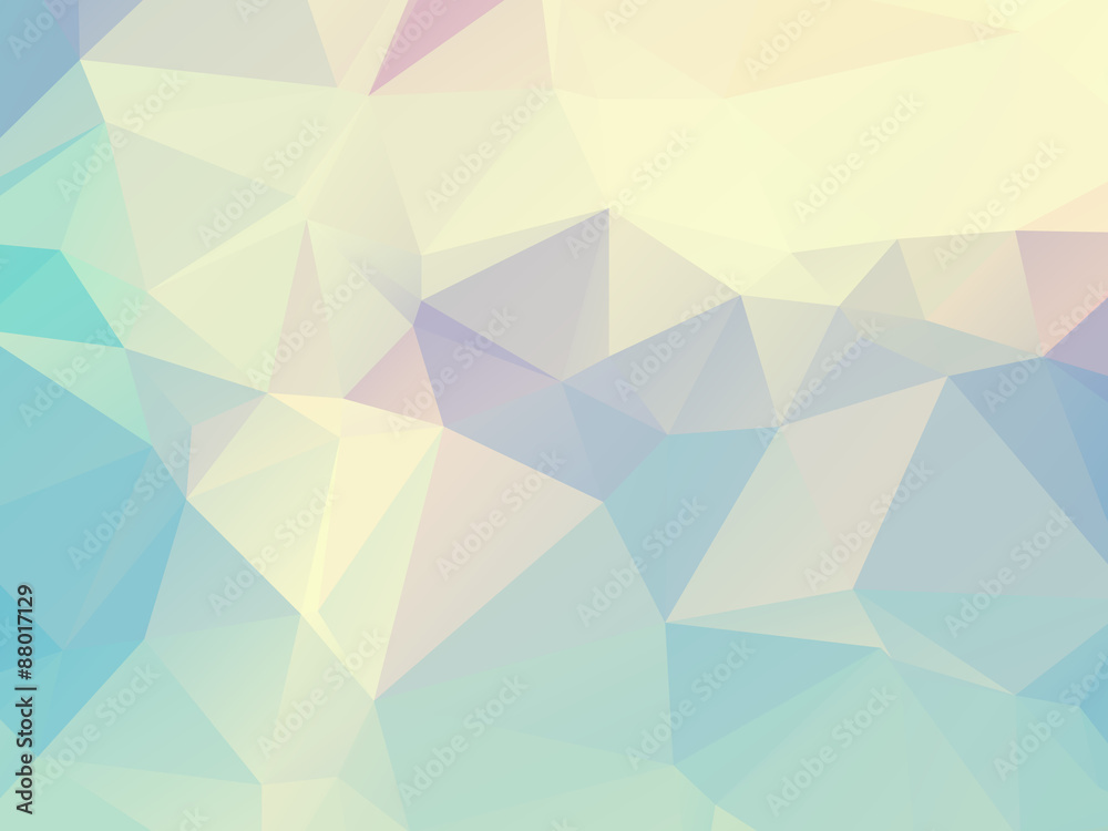 Retro Color Background Triangular Shape