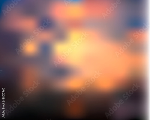 Abstract de focused colorful blurred background © vvalentine