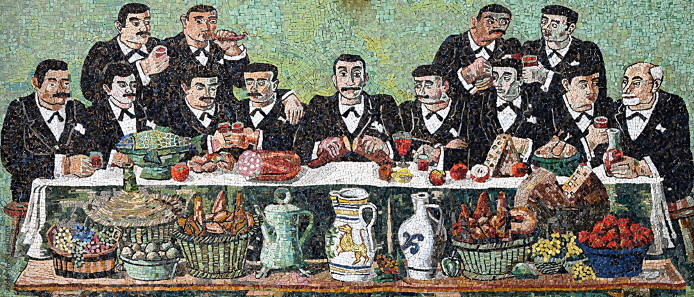 Obraz premium buffet trop macho