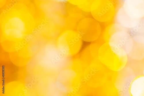 Christmas orange and yellow bokeh © HaiGala