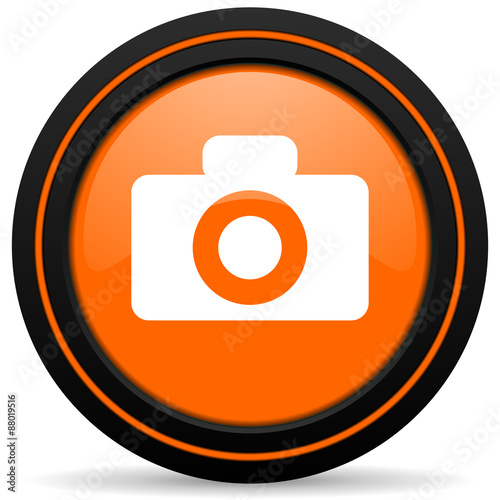 camera orange icon