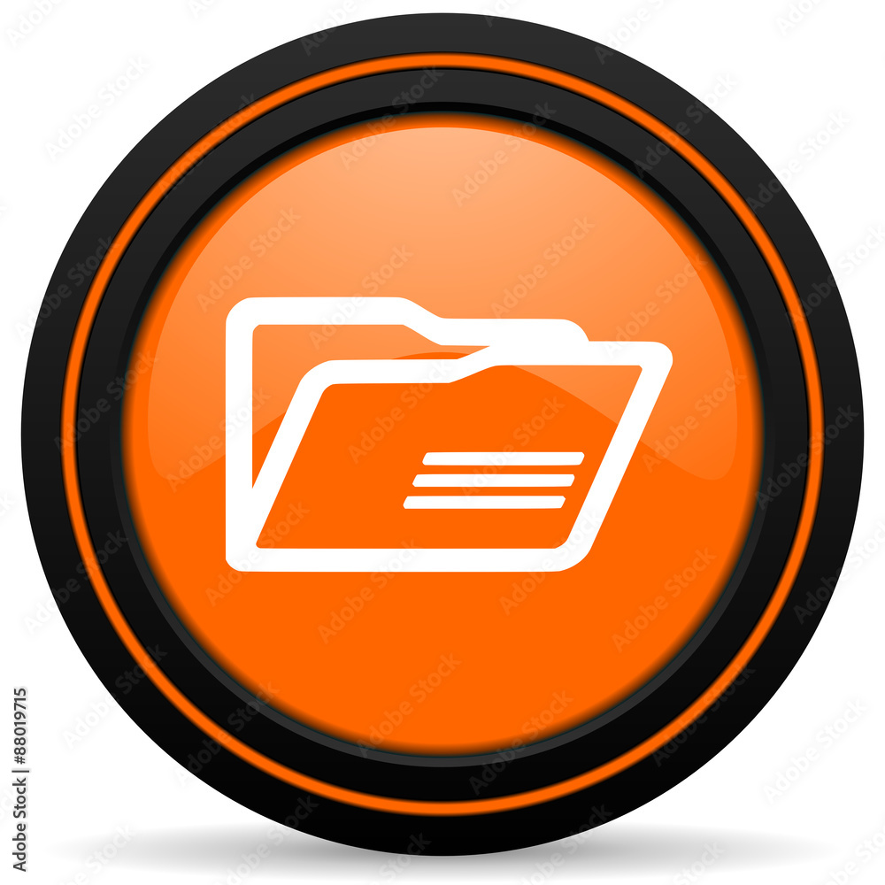 folder orange icon