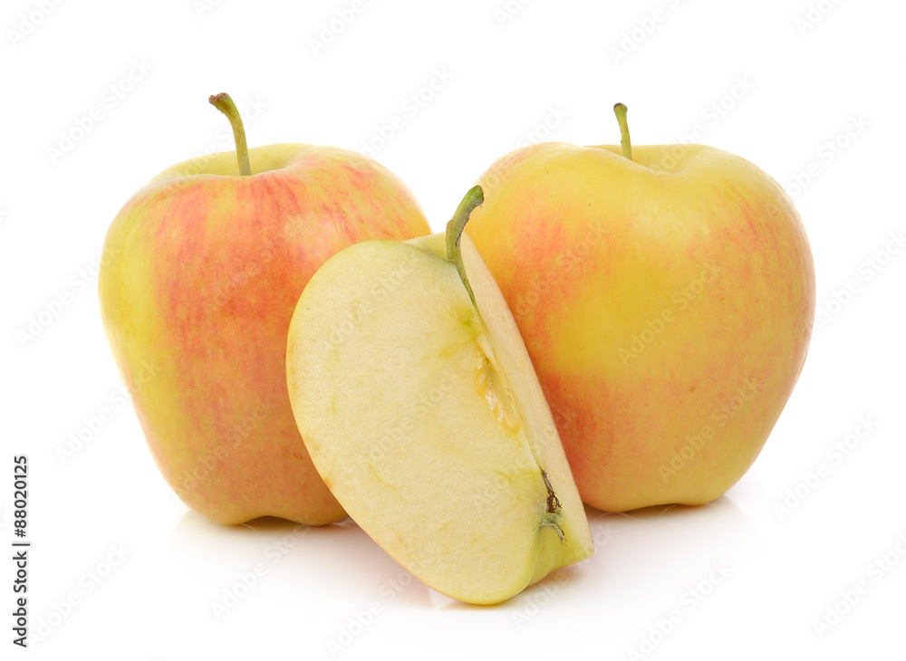 apple on white background