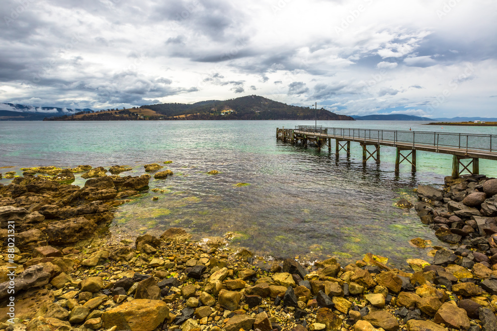 Wooden jetty 